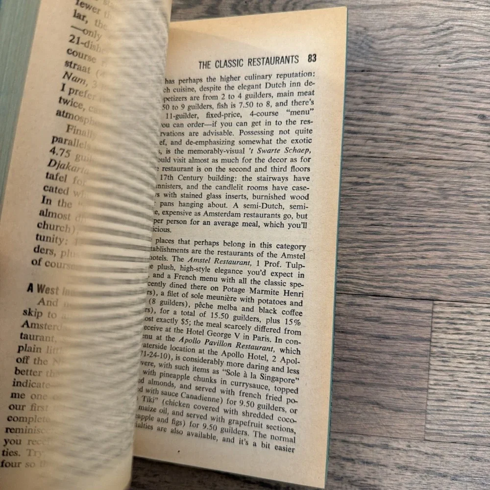 KLM Arthur Frommer Surprising Amsterdam Travel Book